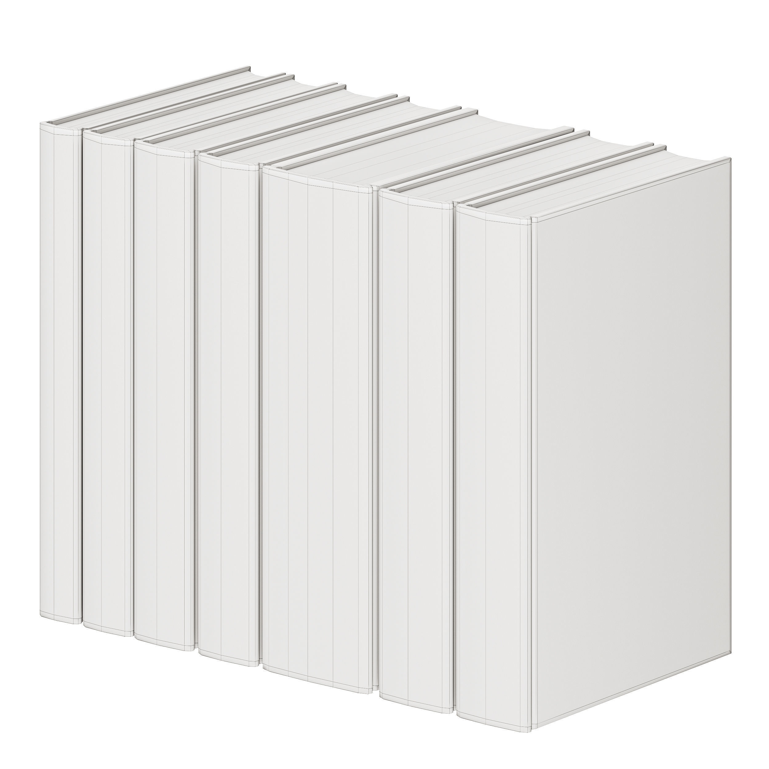 Harry Potter Books Collection 3D model_6