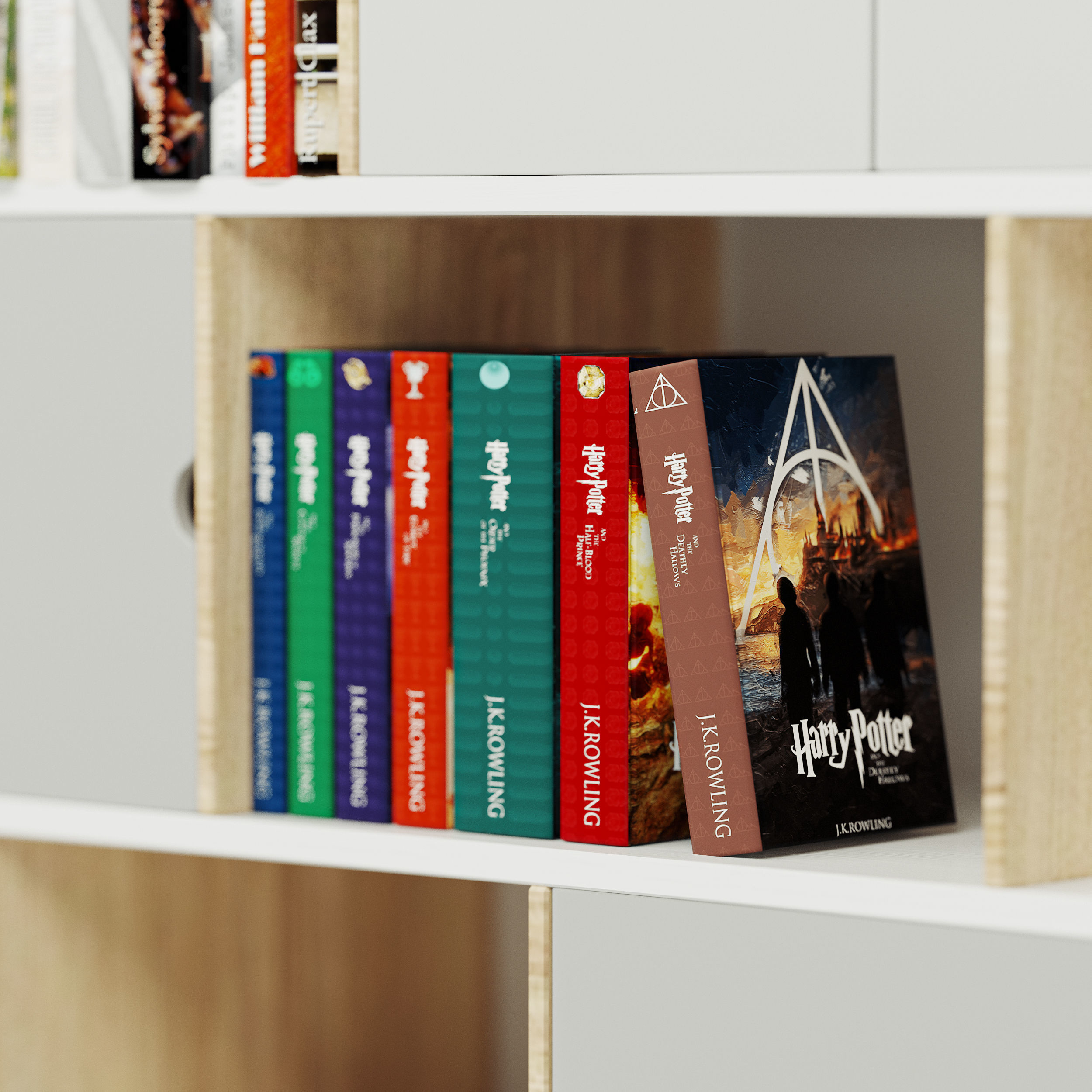 Harry Potter Books Collection 3D model_3