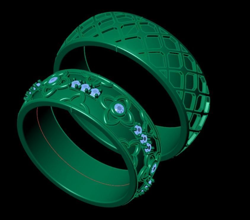 Ring rk95 3D print model_8
