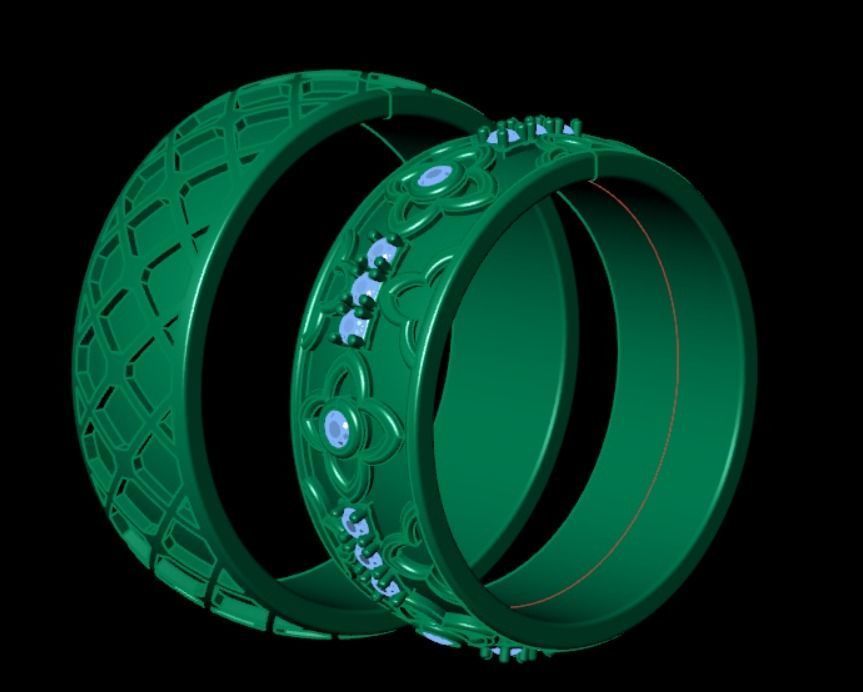 Ring rk95 3D print model_12