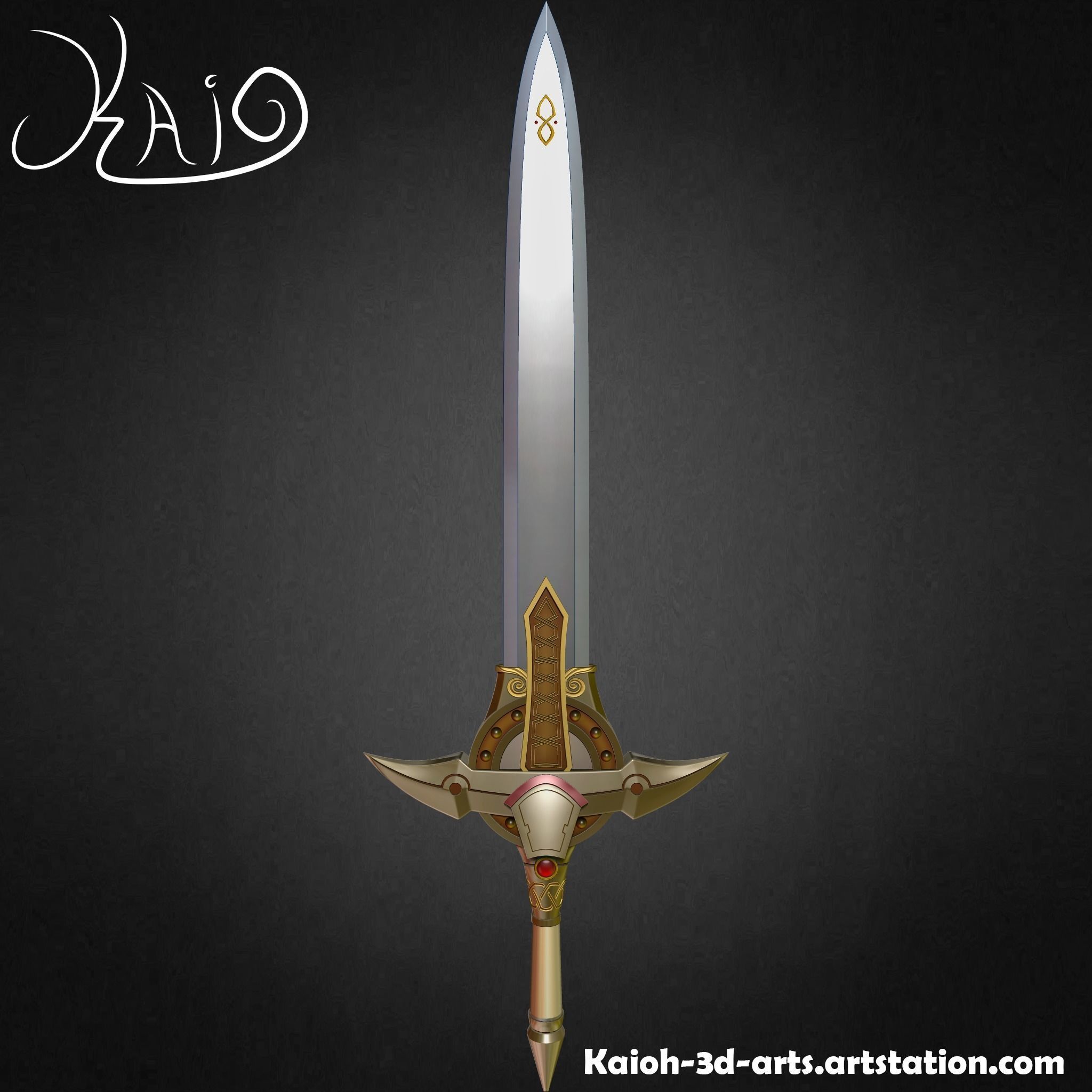 Sonic and the Black Knight - Caliburn Sword 3D print model_1