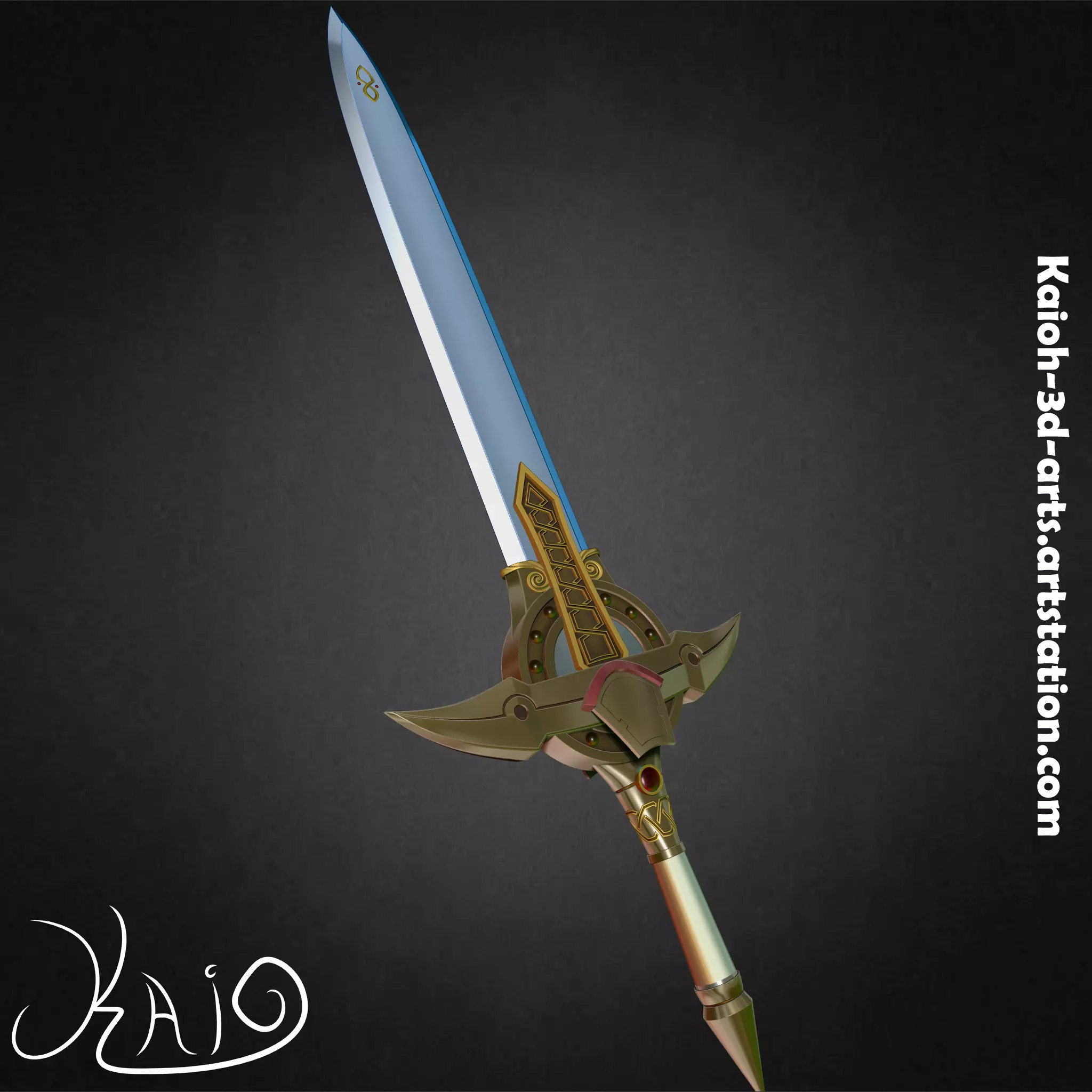 Sonic and the Black Knight - Caliburn Sword 3D print model_0