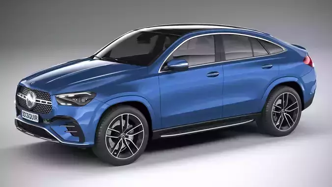 Mercedes-Benz GLE AMG-Line Coupe 2024 3D model
