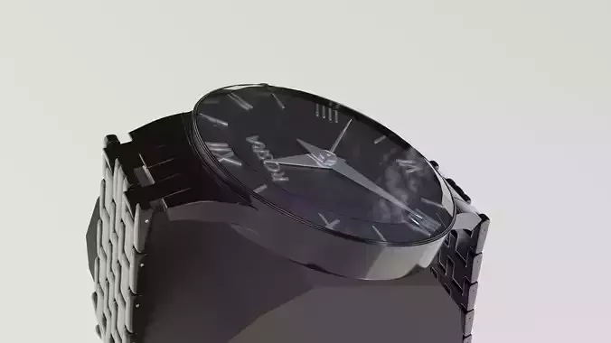 wristwatch watch with roman numerals