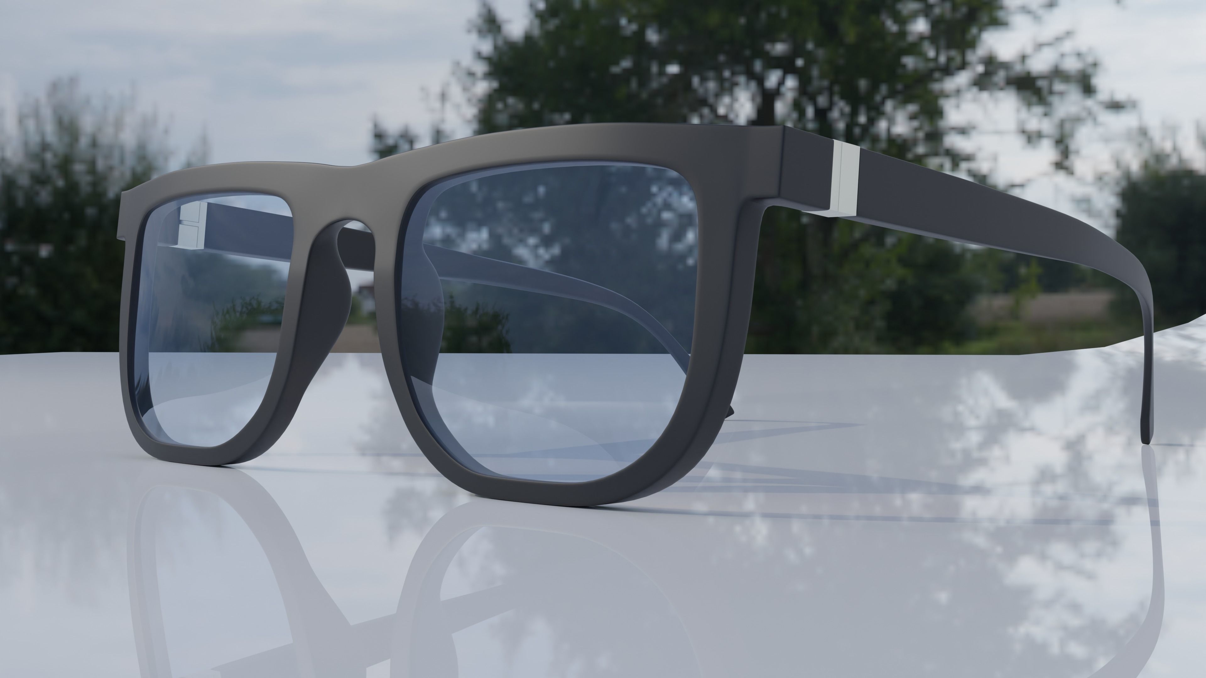 glasses created in blender 3d model 3D model_1