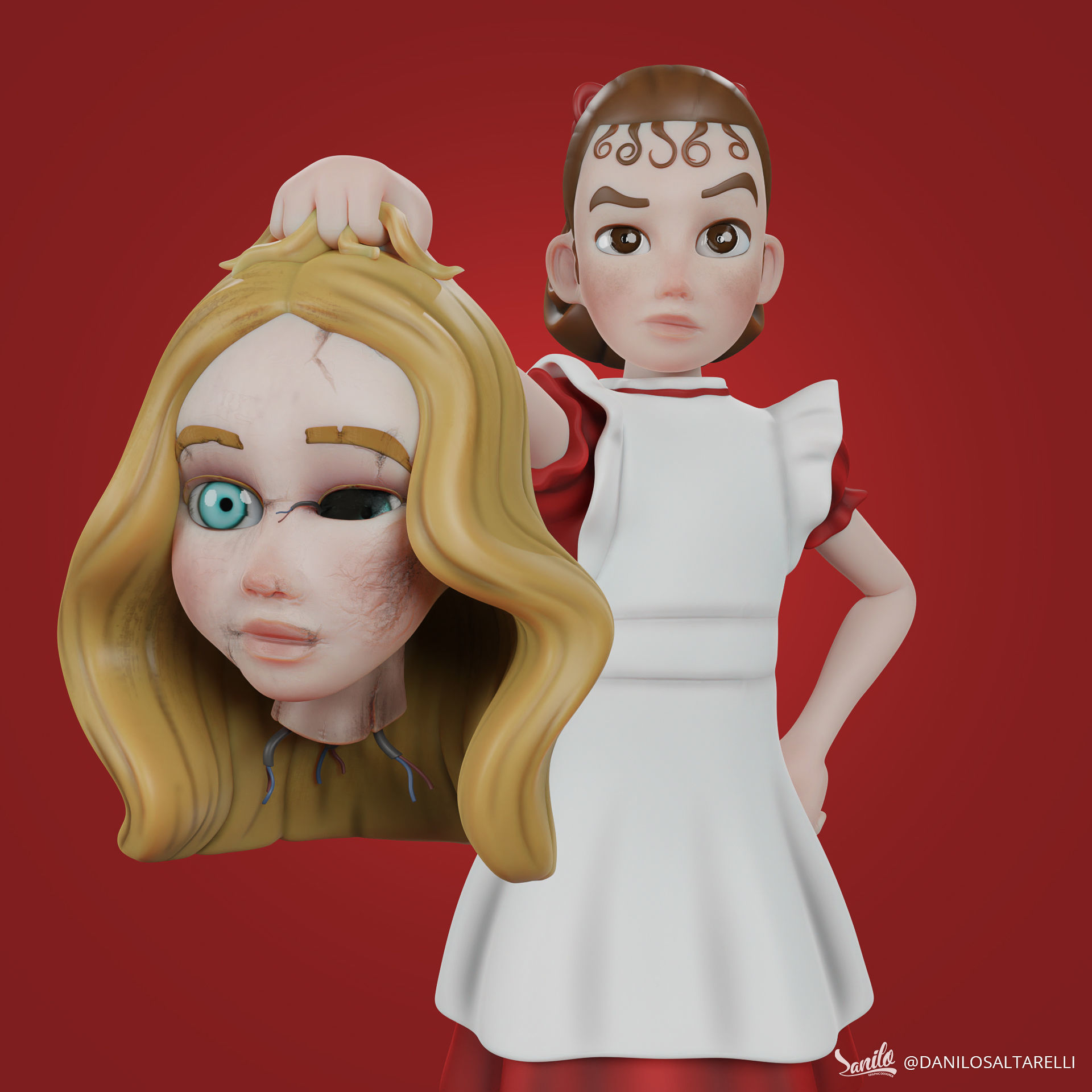 Small Wonder vs M3gan 3D print model_5