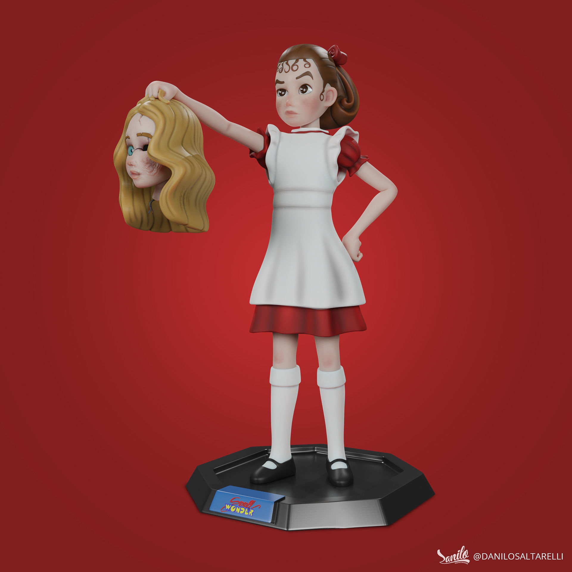 Small Wonder vs M3gan 3D print model_4