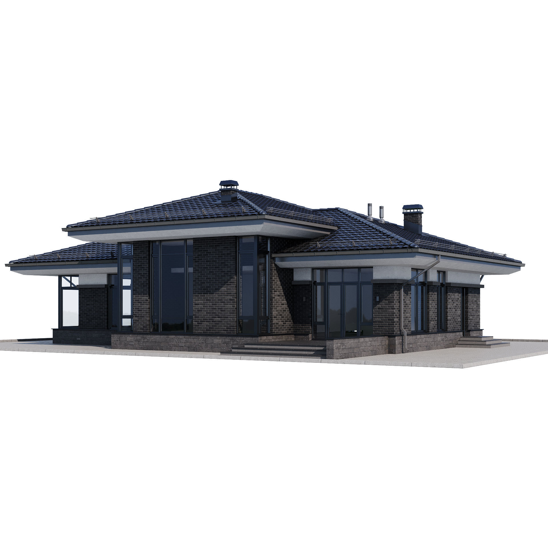 Danio house 3D model_4
