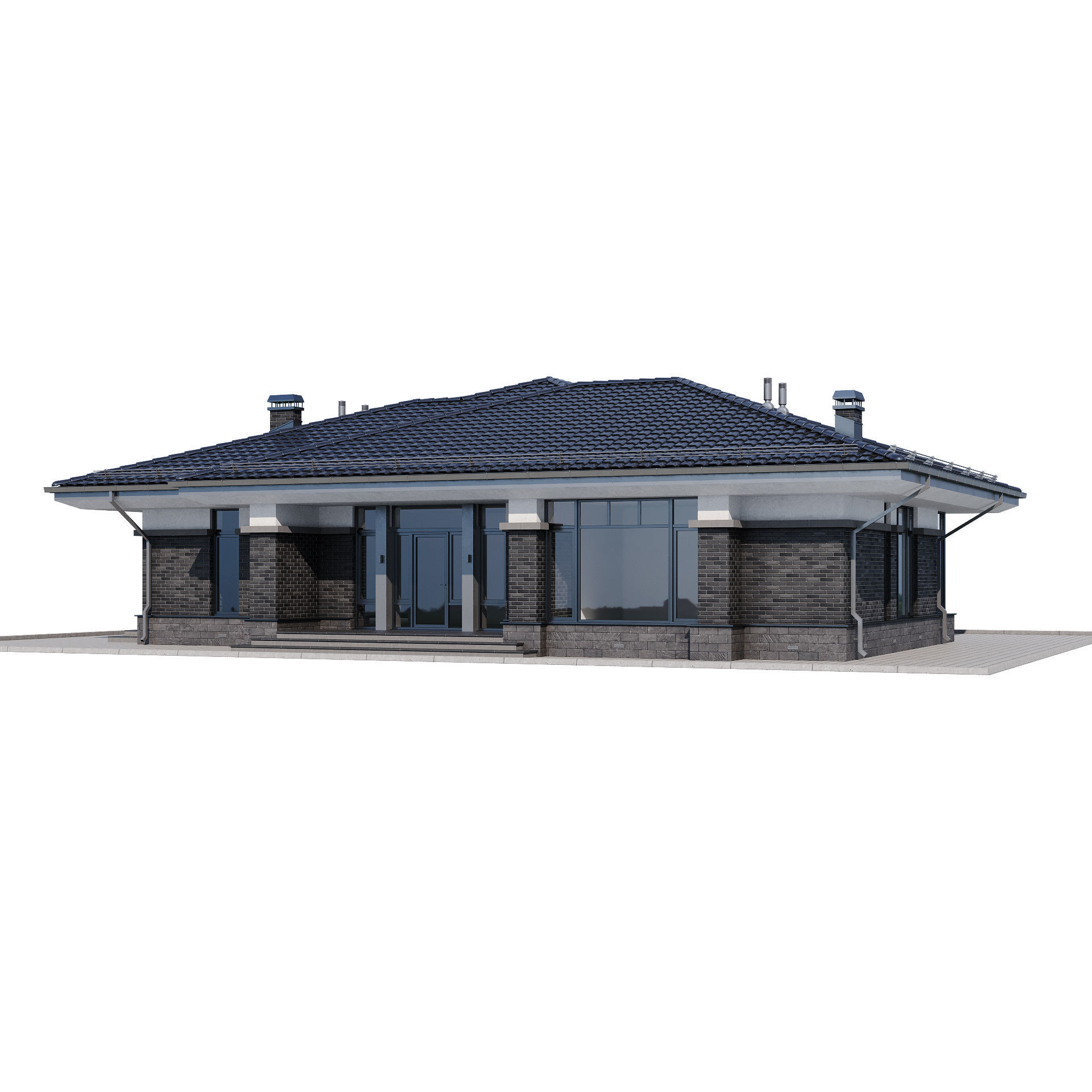 Danio house 3D model_3