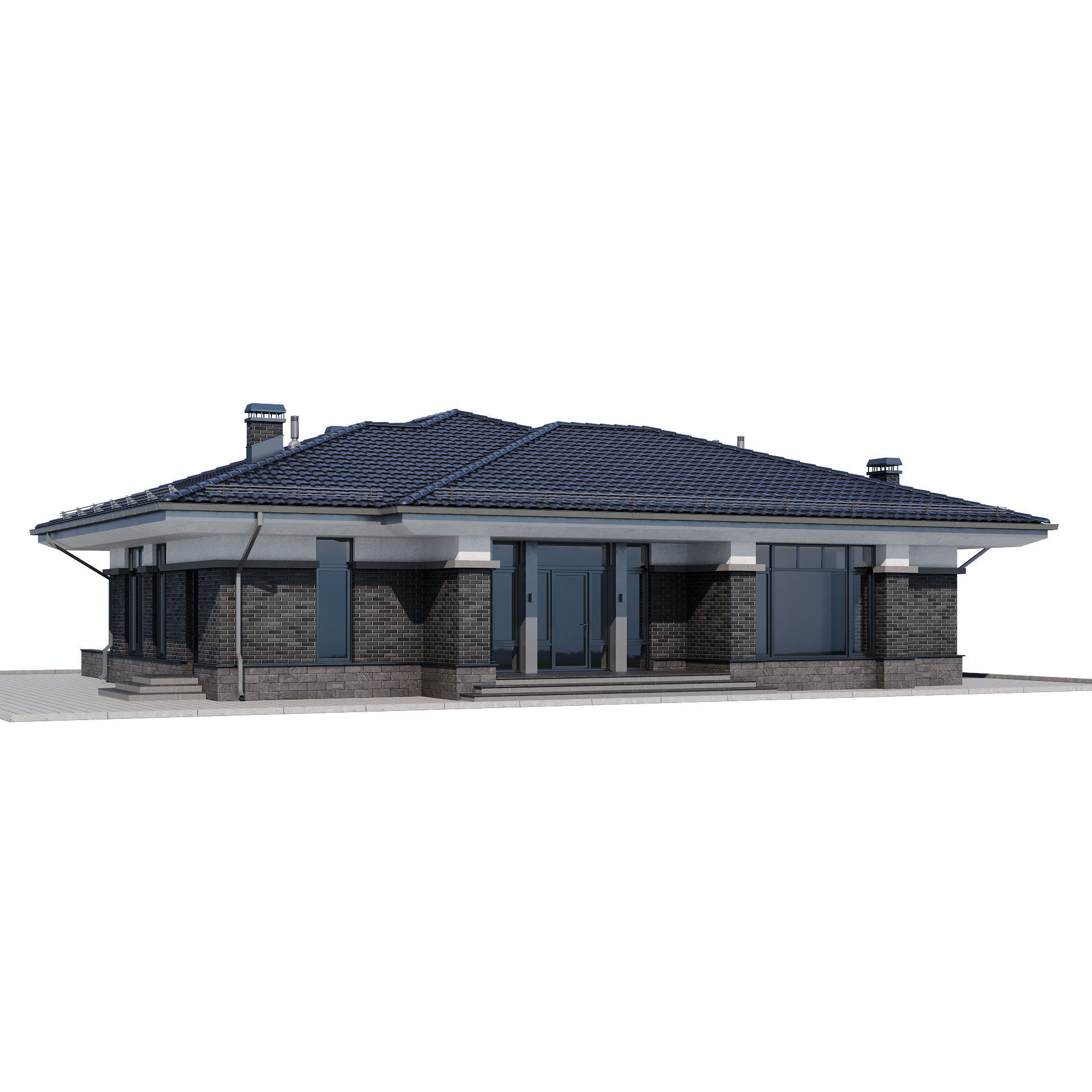 Danio house 3D model_2