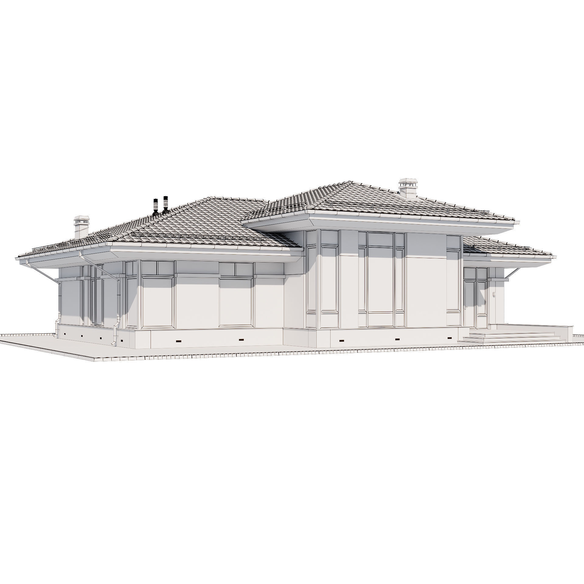 Danio house 3D model_12