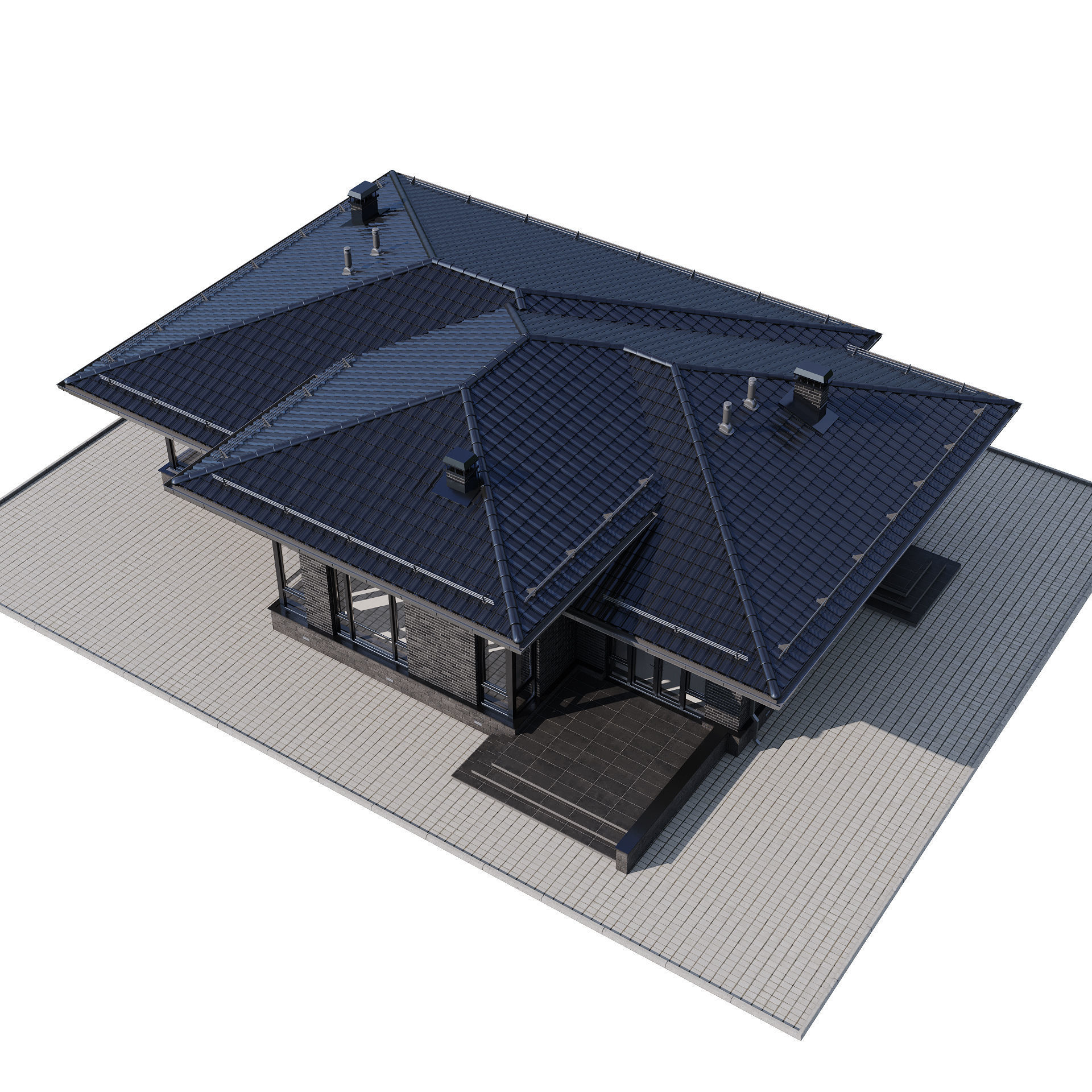 Danio house 3D model_9