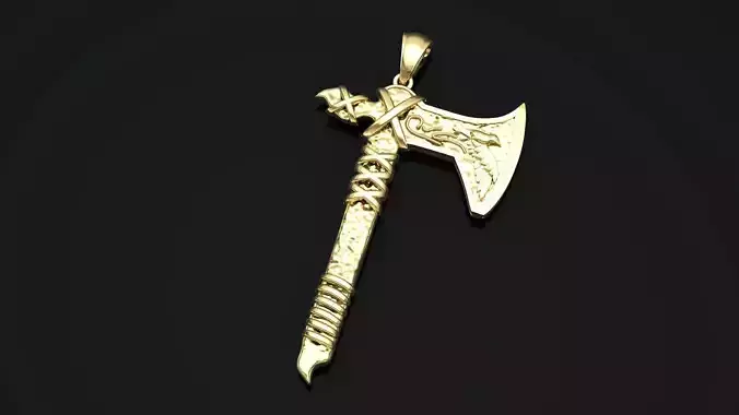 ancient ax 3D print model