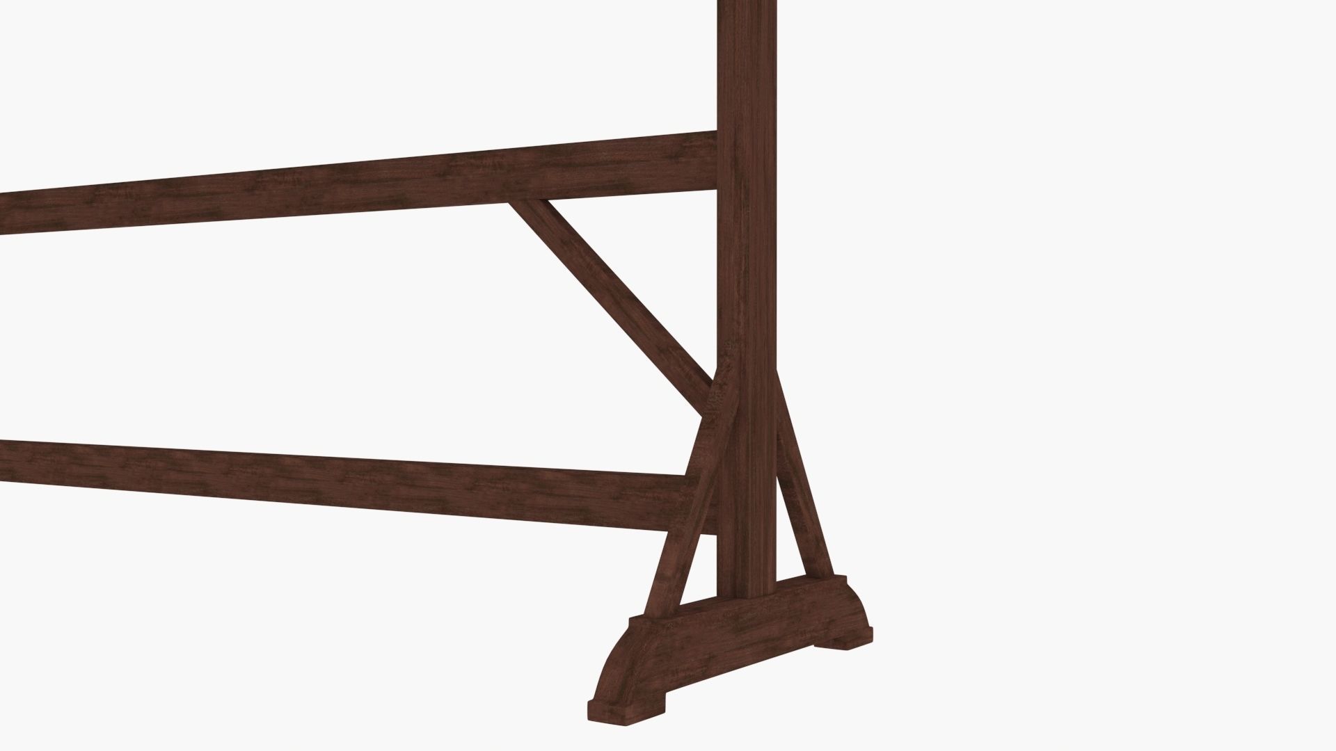 Old wood Blackboard 3D model_14