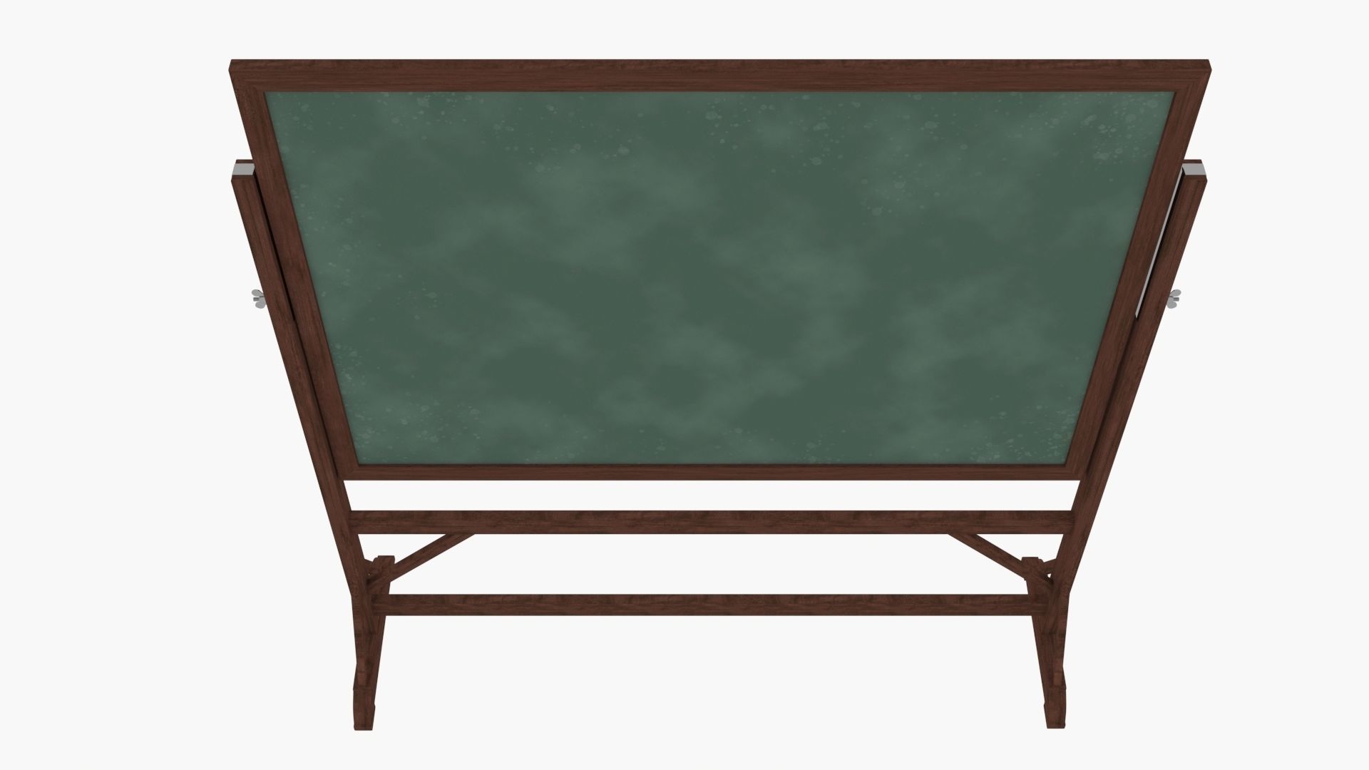 Old wood Blackboard 3D model_3