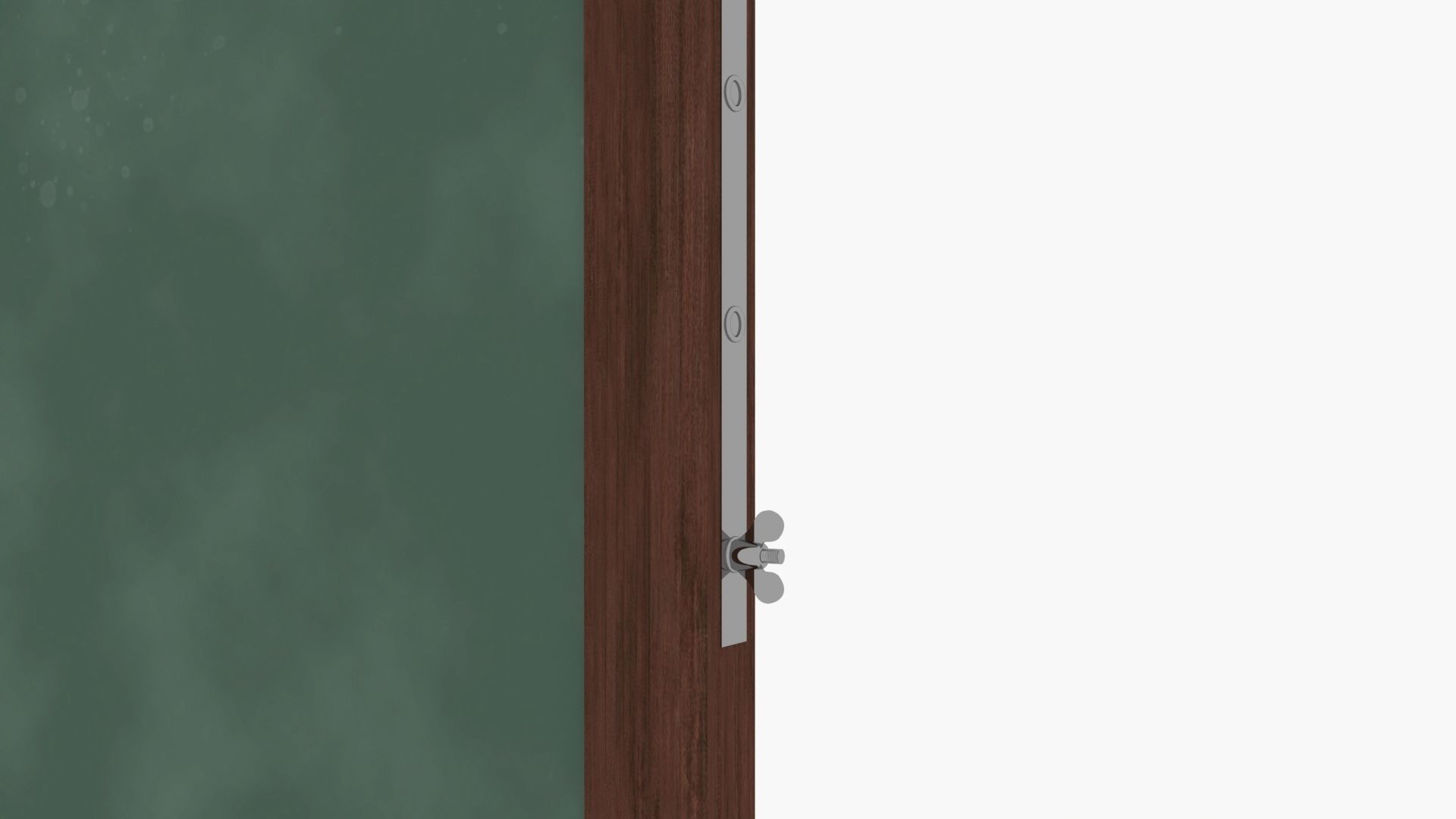 Old wood Blackboard 3D model_7