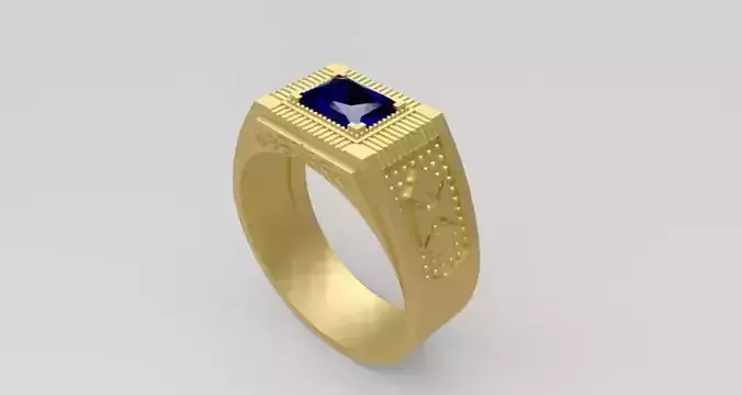 Anel de formatura em administracao 3D print model