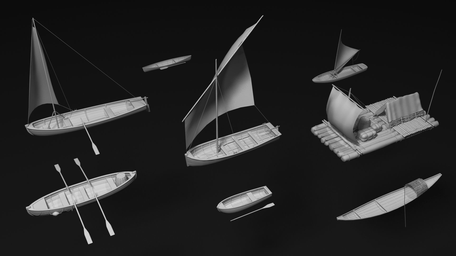 DRAKKAR VIKING SHIP and bonus 3D model_7