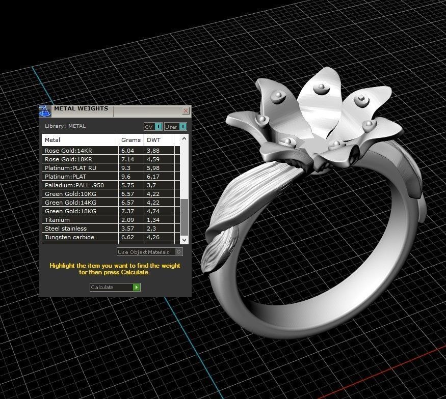 sunflower ring bend 3D print model_7