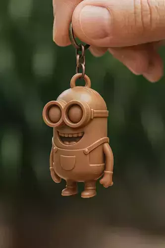 Minion Keychain Locket 3D Printable  3D print model