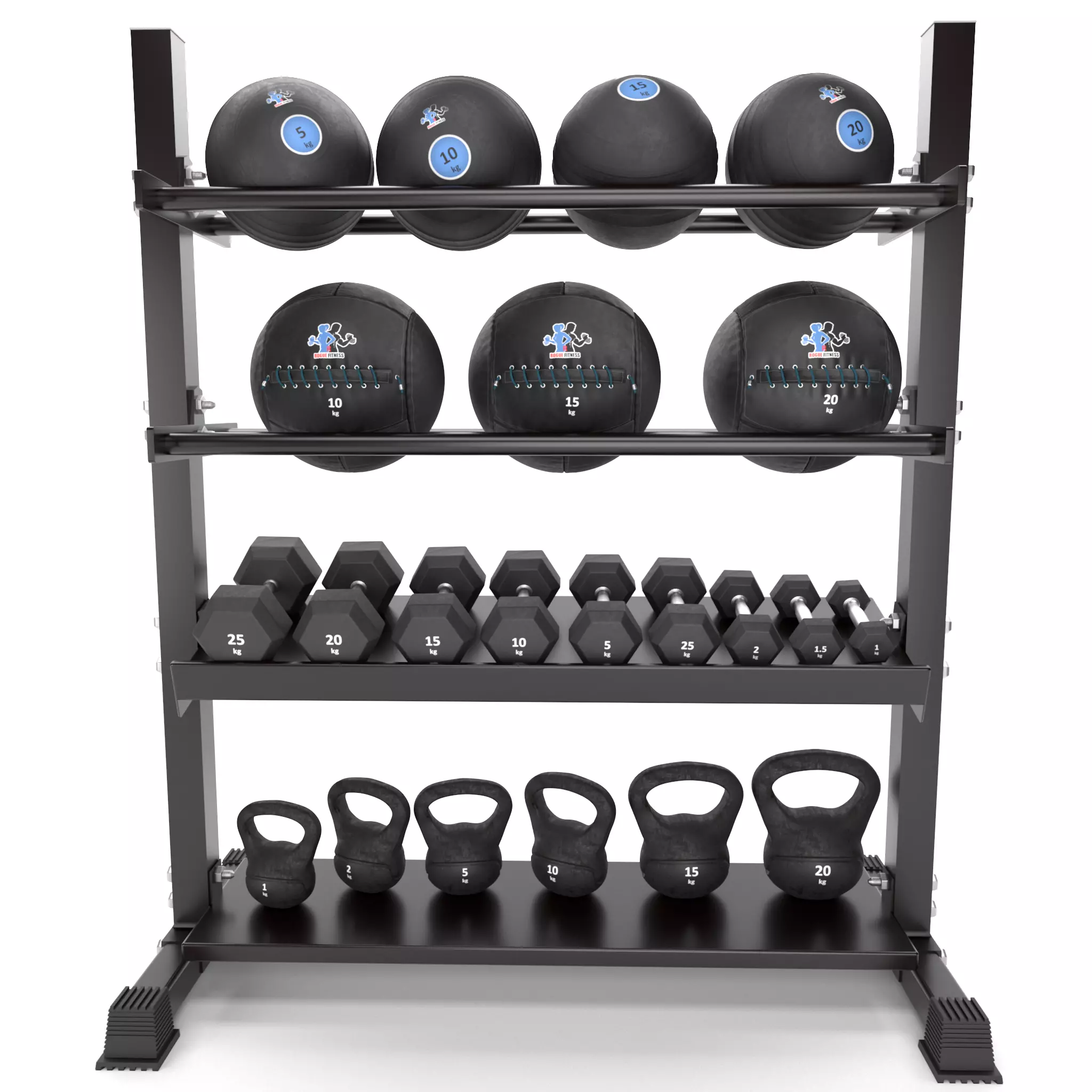 Gym-Tools-Fitness-Body-Building-set-01 gym rack with weights ... 3D model_0