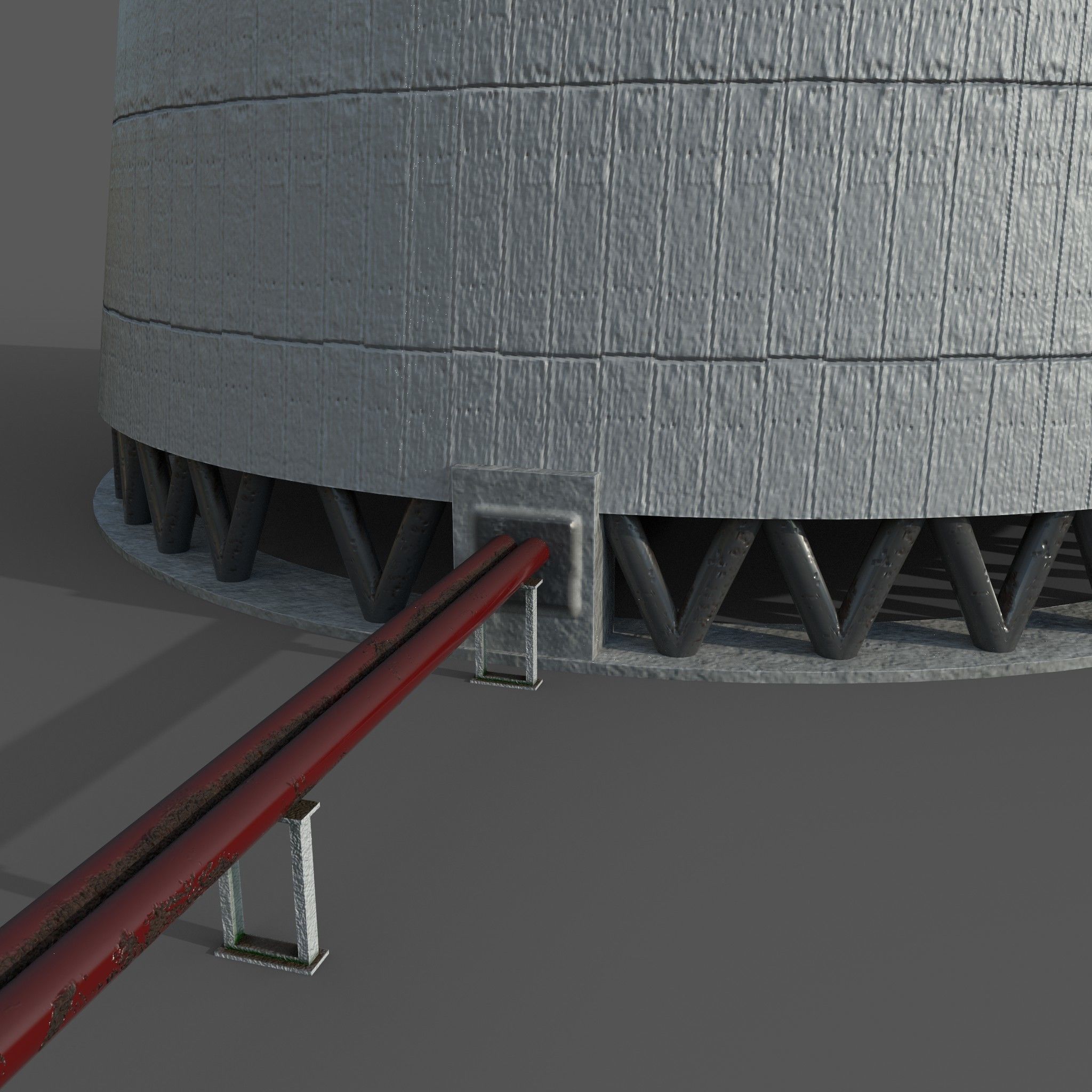 Nuclear power plant 3D model_20