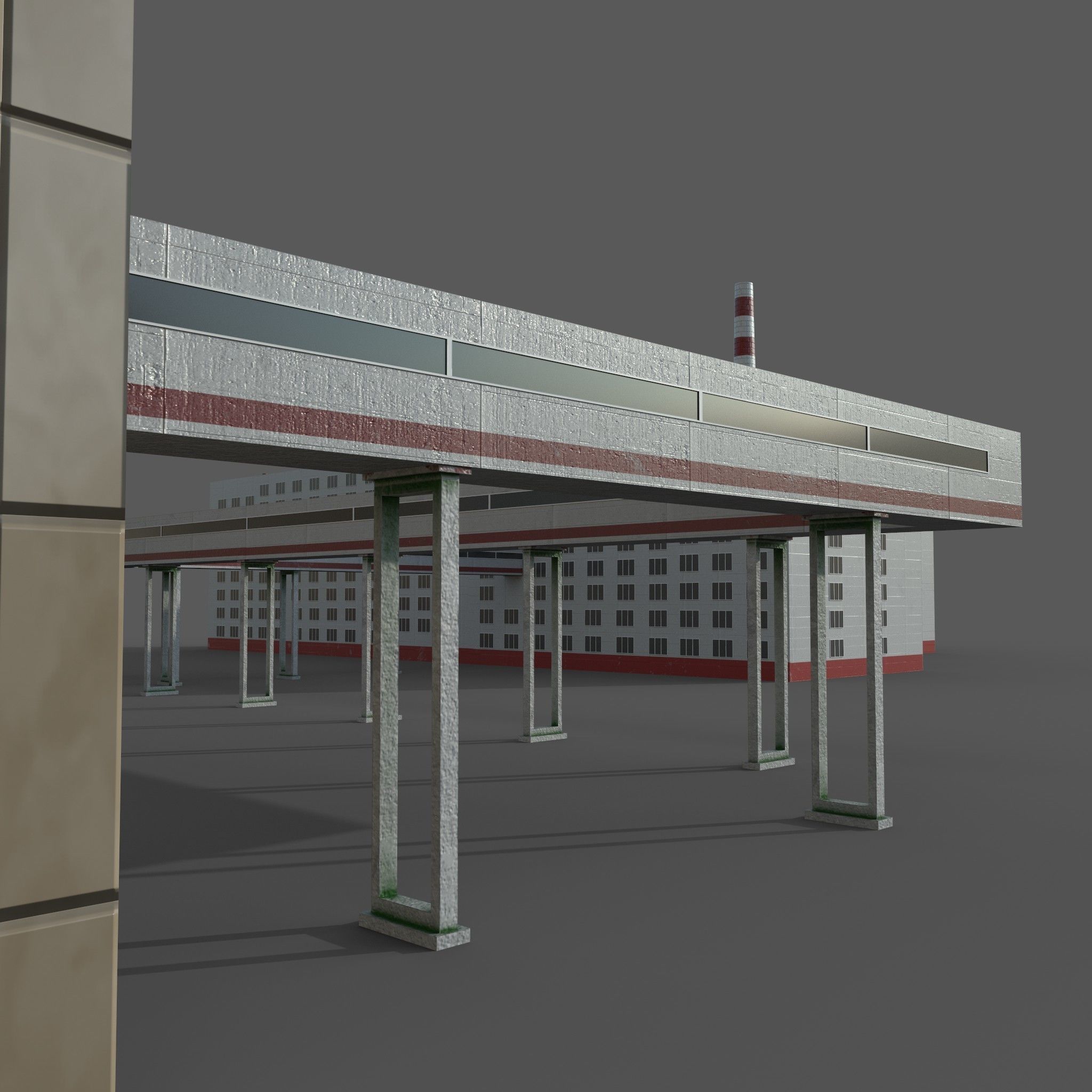 Nuclear power plant 3D model_23