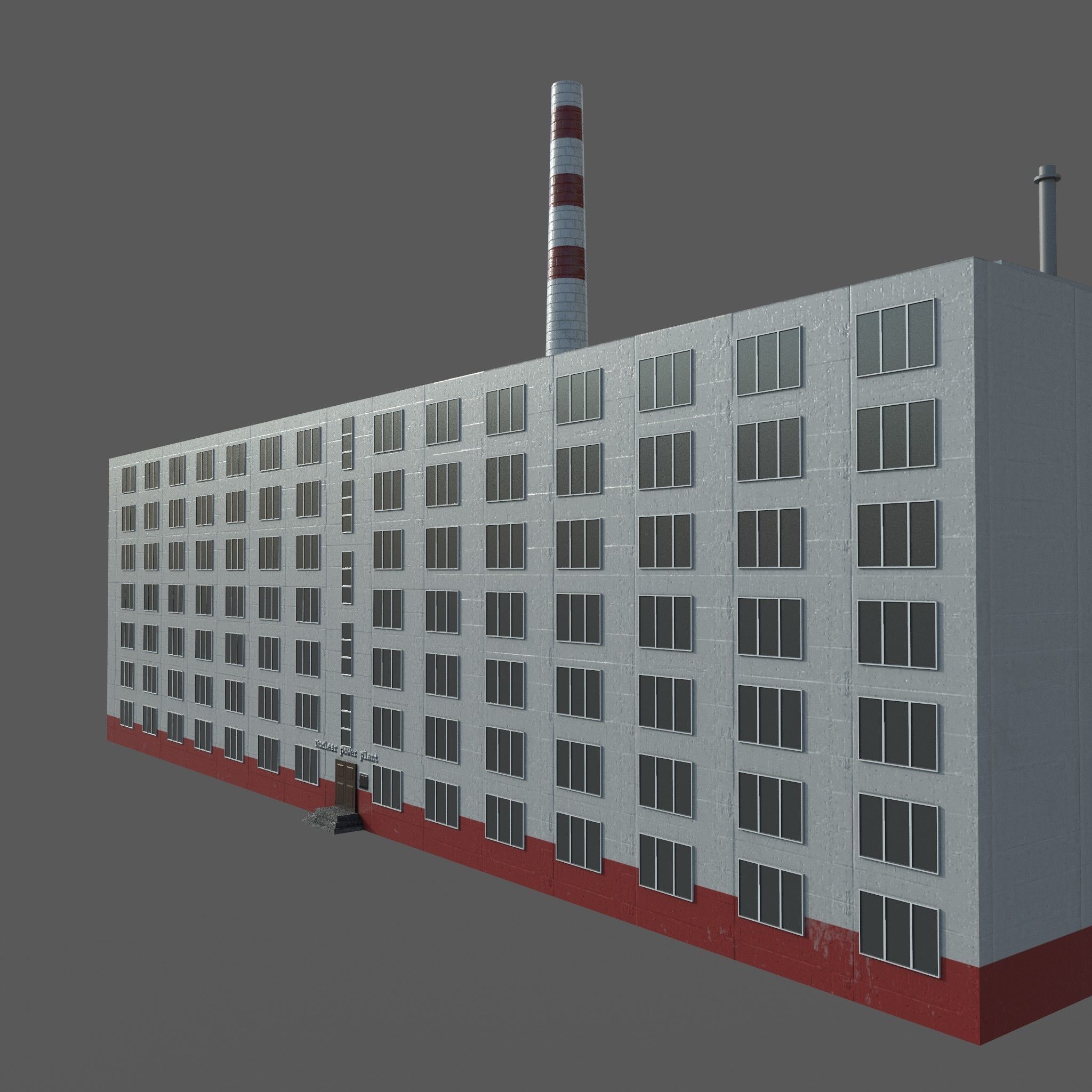 Nuclear power plant 3D model_31