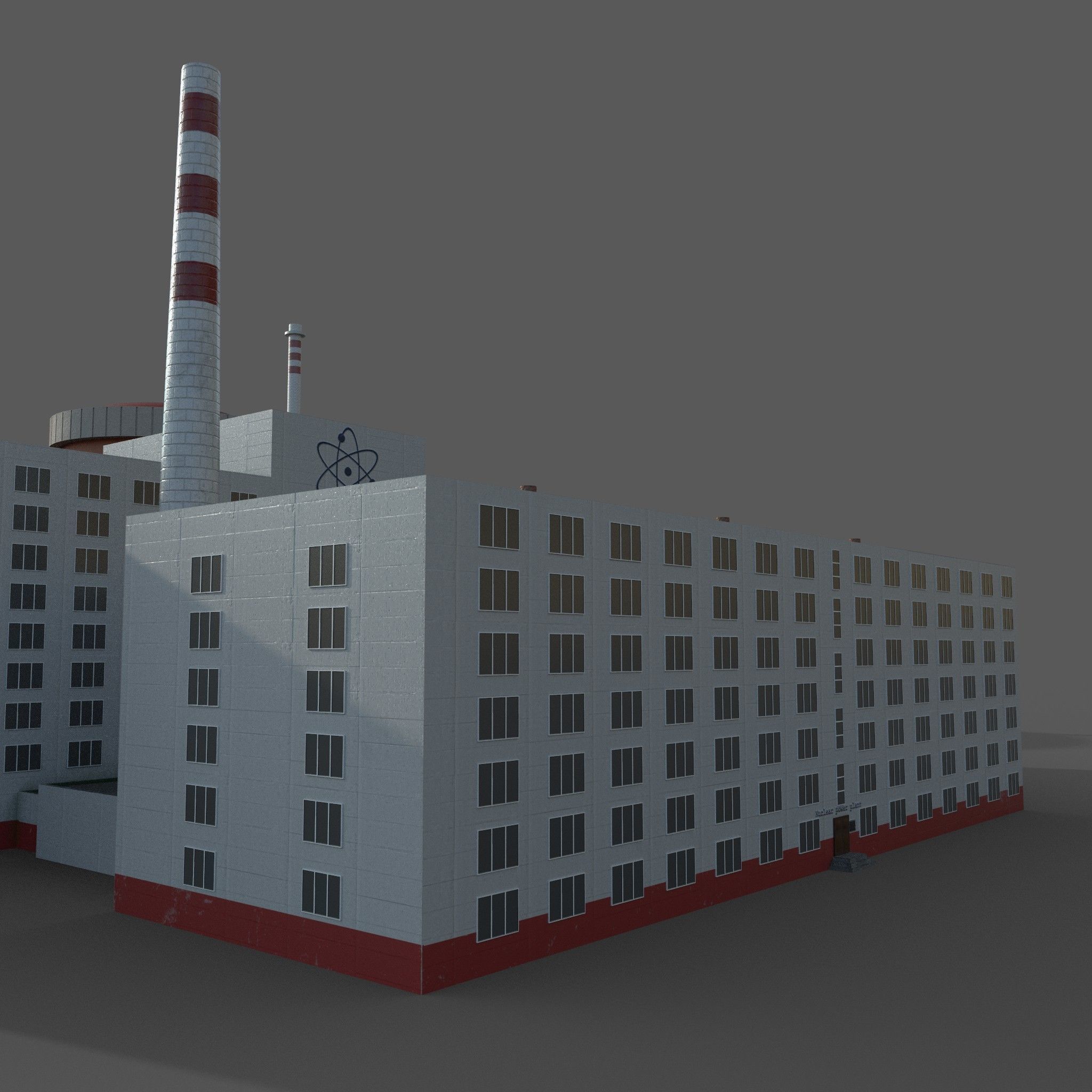 Nuclear power plant 3D model_27