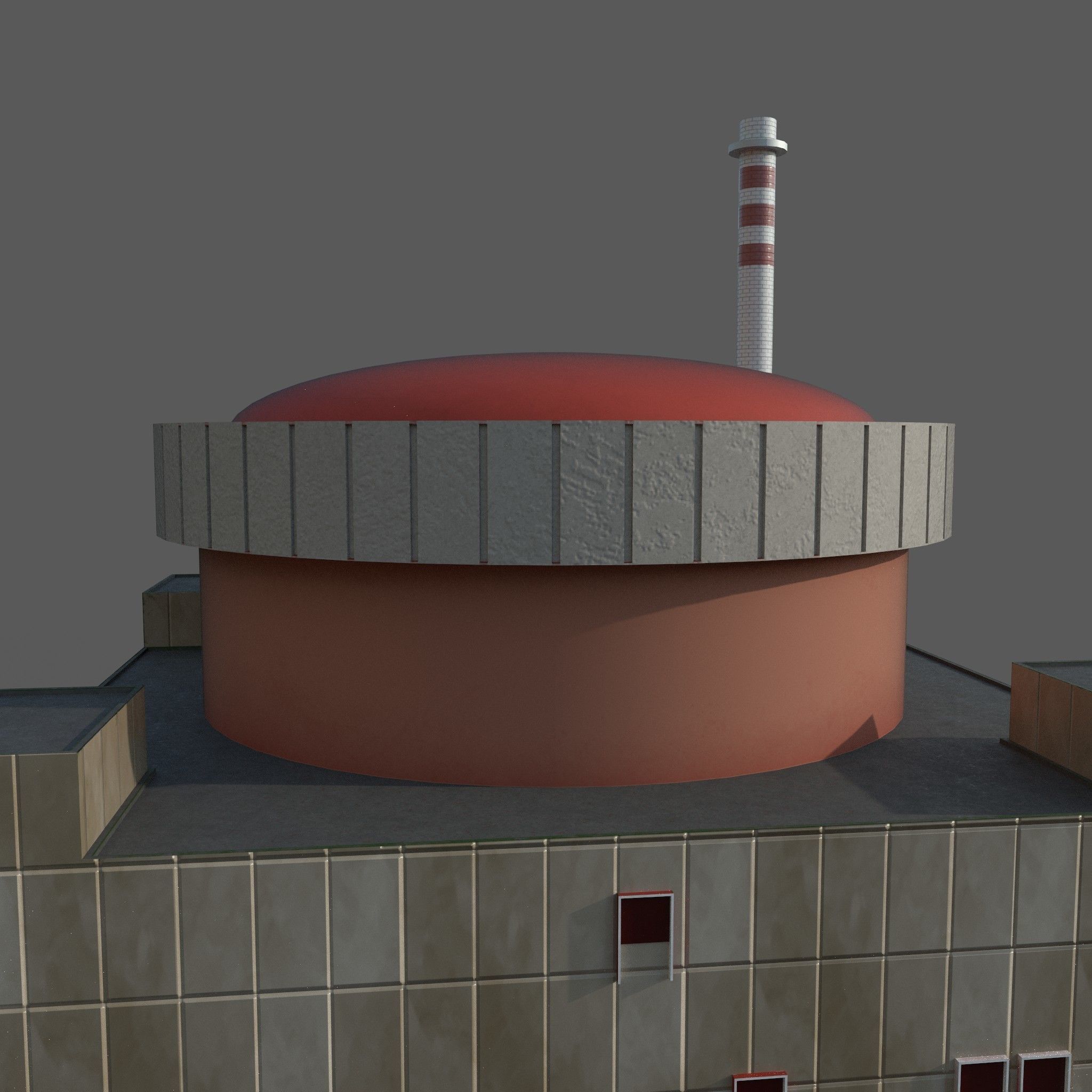 Nuclear power plant 3D model_10