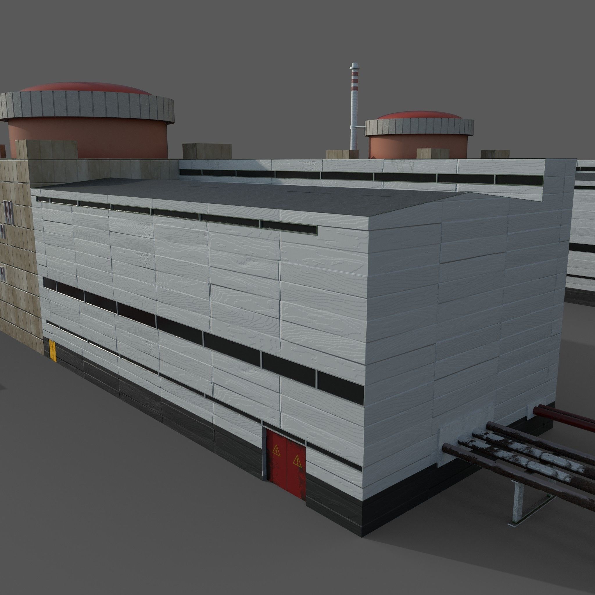 Nuclear power plant 3D model_16