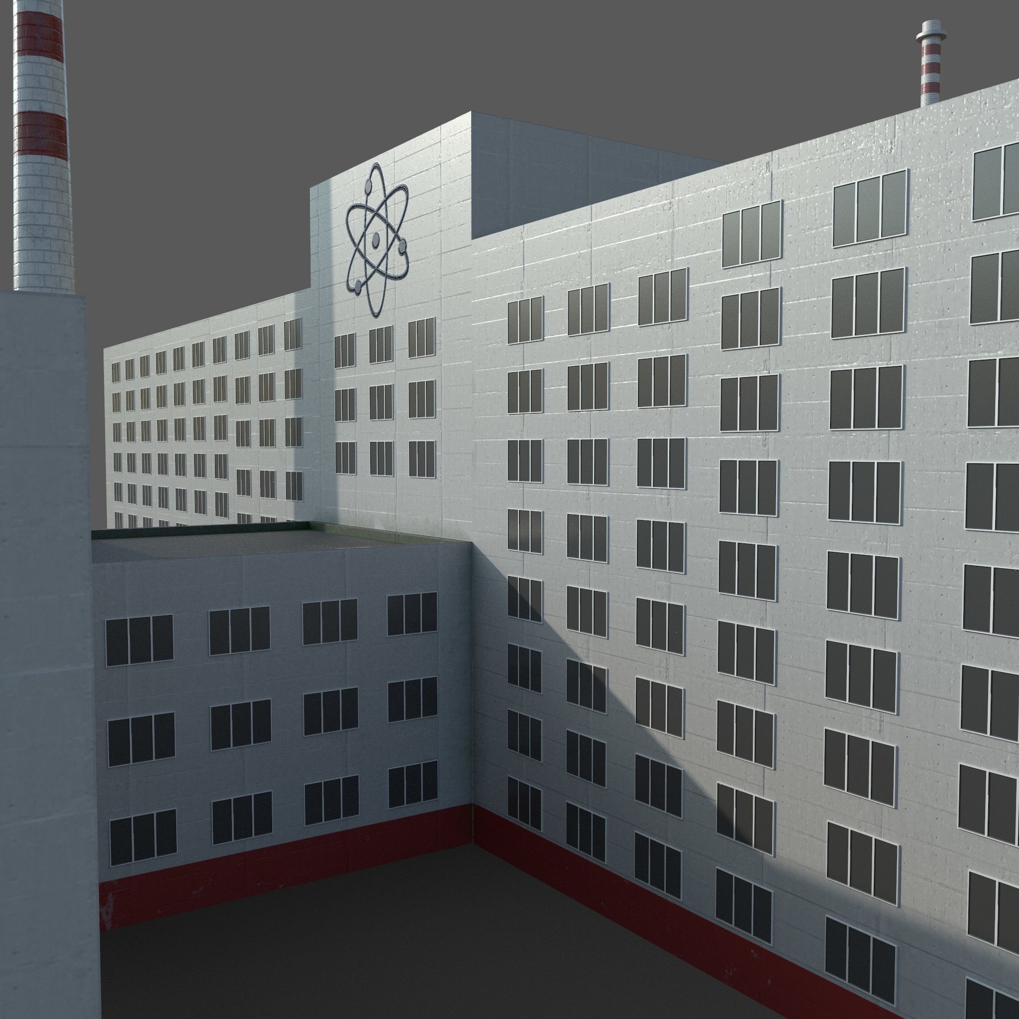 Nuclear power plant 3D model_29