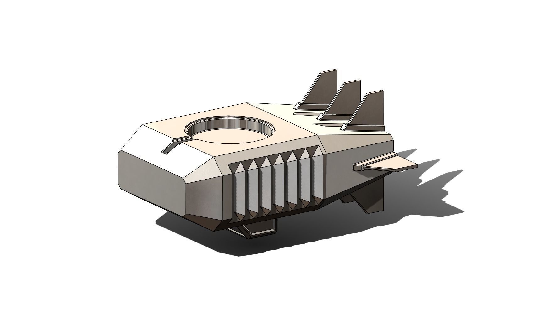 Apple Watch Dock as Amphibian Shipyard  3D print model_8