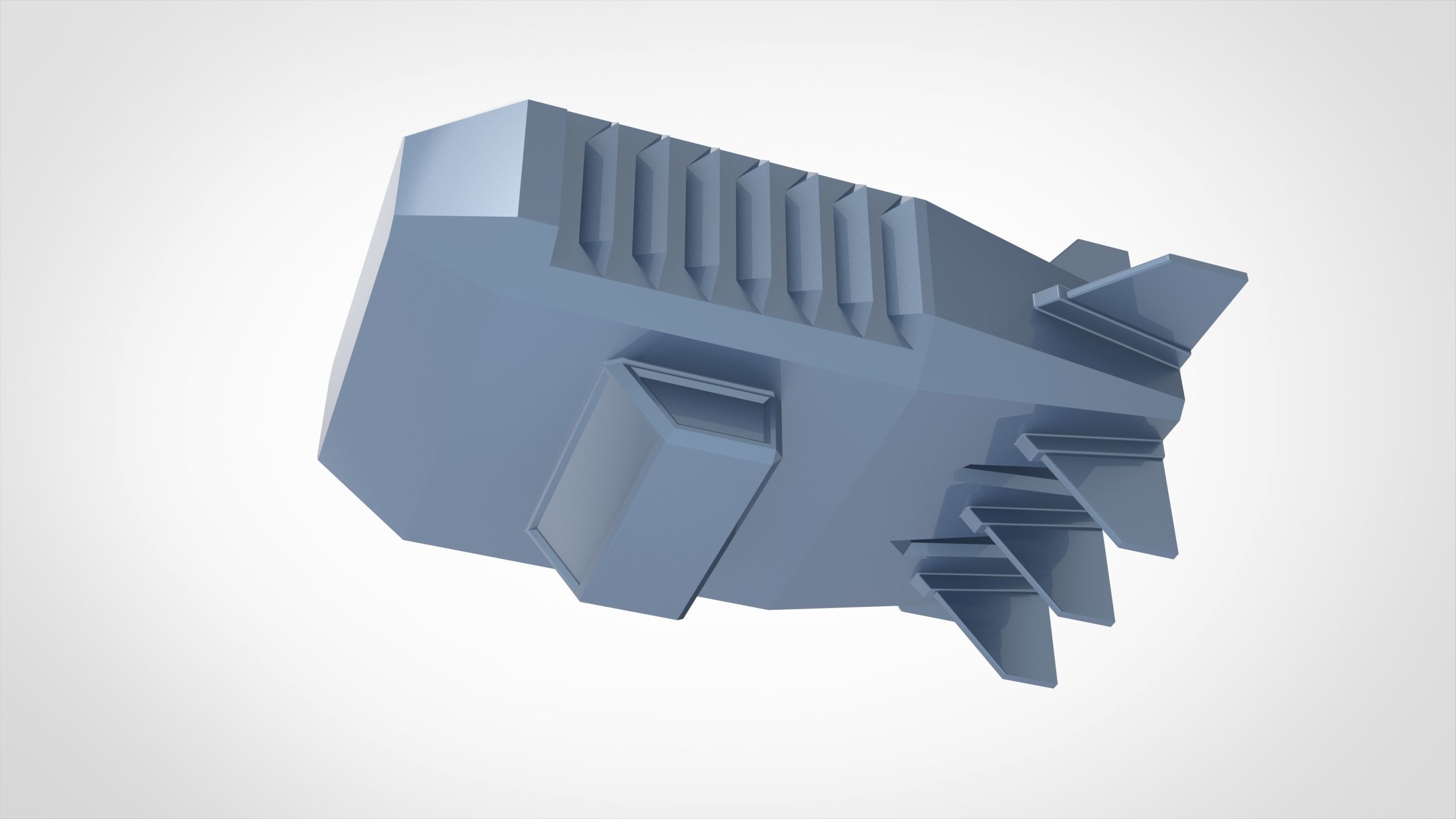 Apple Watch Dock as Amphibian Shipyard  3D print model_1