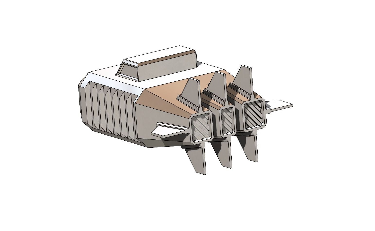 Apple Watch Dock as Amphibian Shipyard  3D print model_6