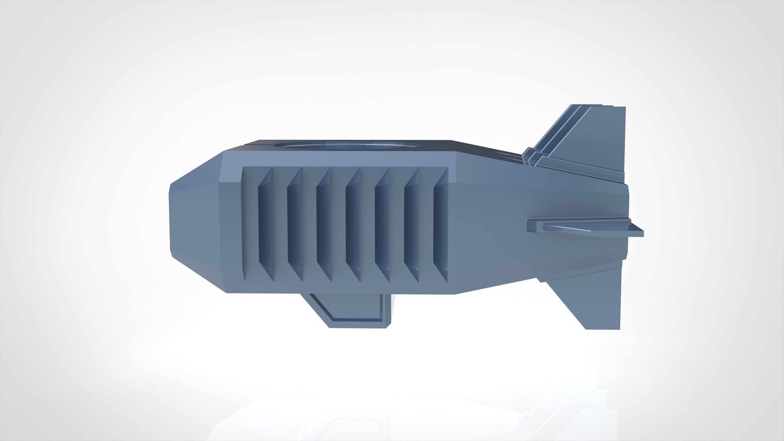 Apple Watch Dock as Amphibian Shipyard  3D print model_4