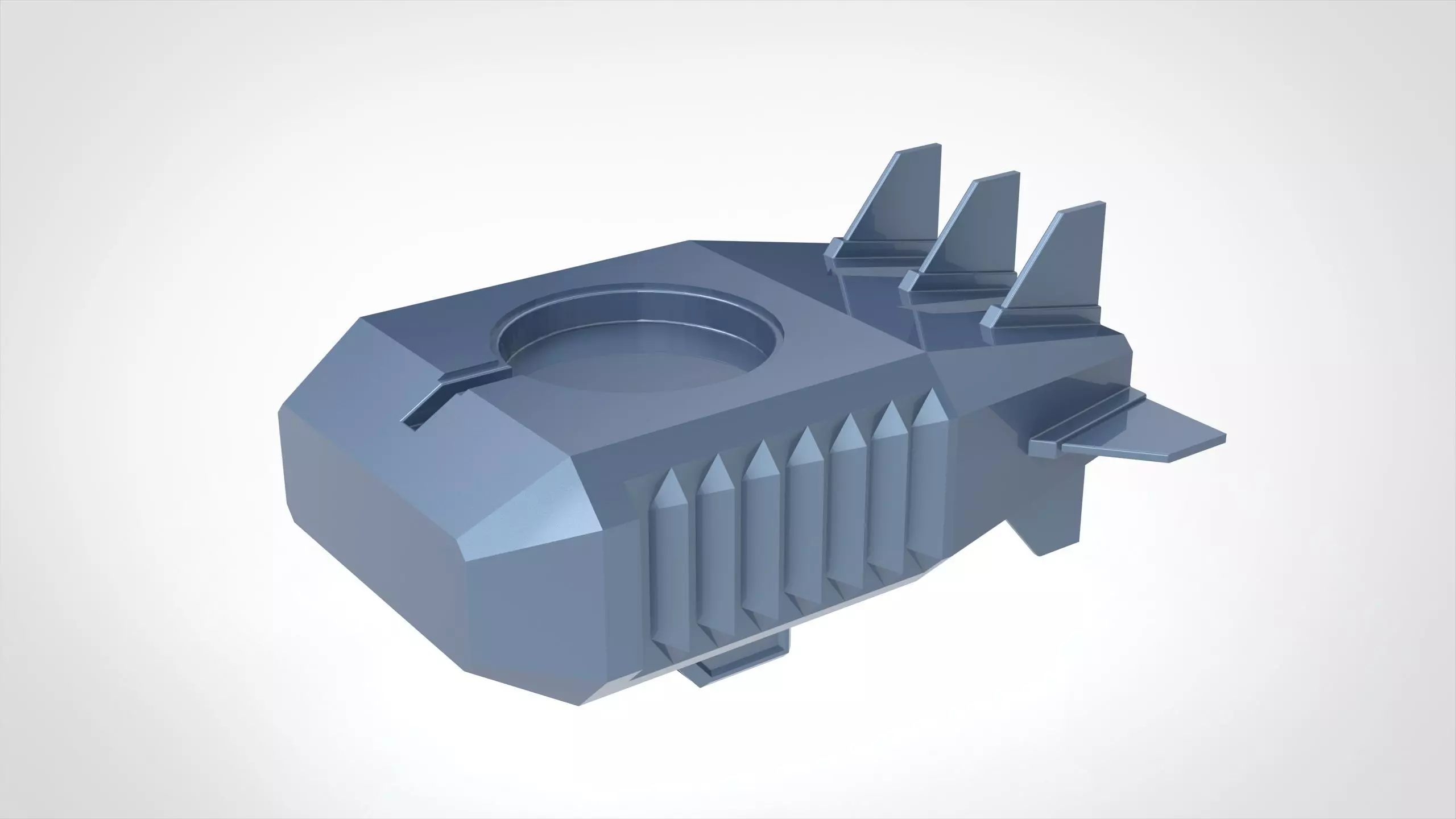 Apple Watch Dock as Amphibian Shipyard  3D print model_0