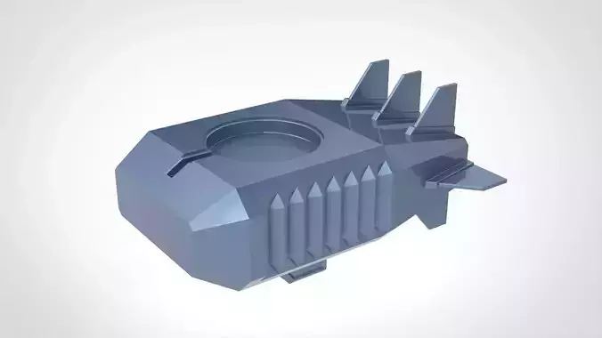 Apple Watch Dock as Amphibian Shipyard  3D print model