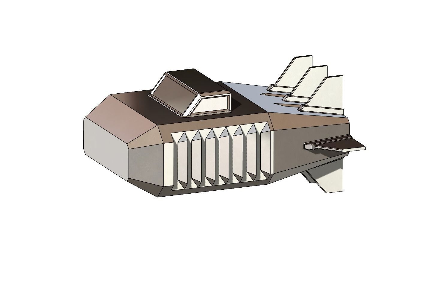 Apple Watch Dock as Amphibian Shipyard  3D print model_7