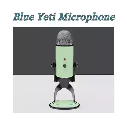 Blue Yeti Microphone  Free low-poly 3D model