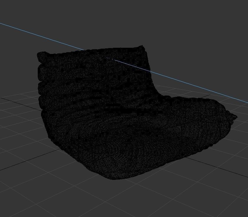 Togo Fireside Chair 3D model_4