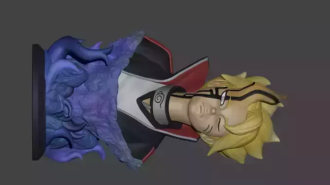 Boruto bust 3D print 