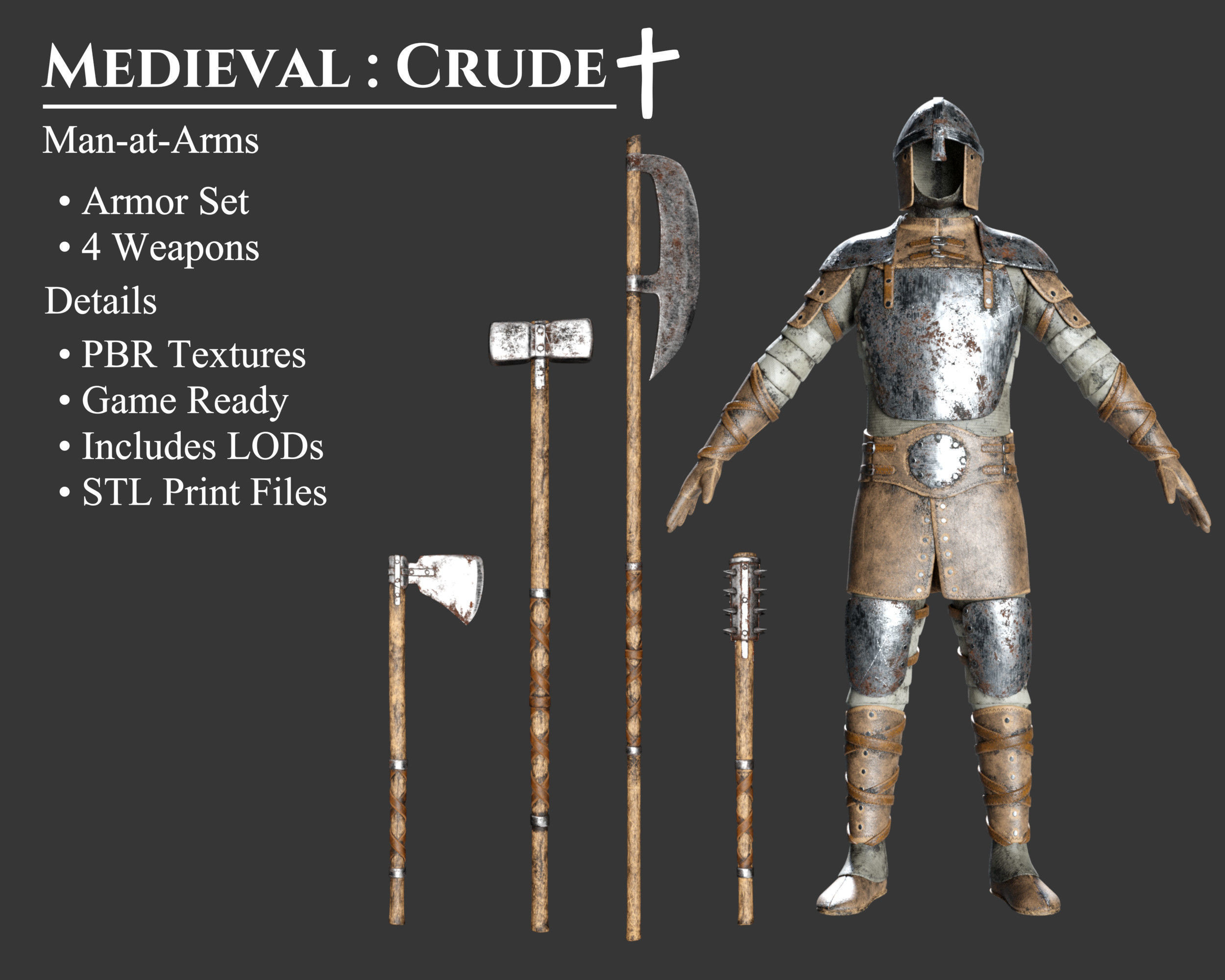 Medieval Collection Crude Man at Arms _1