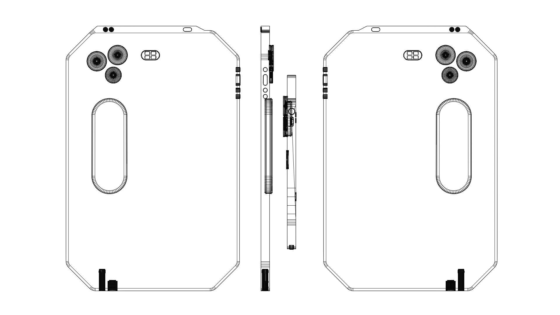 Android sci-fi tablet  Low-poly 3D model_4