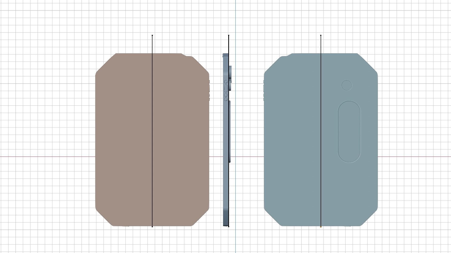 Android sci-fi tablet  Low-poly 3D model_5