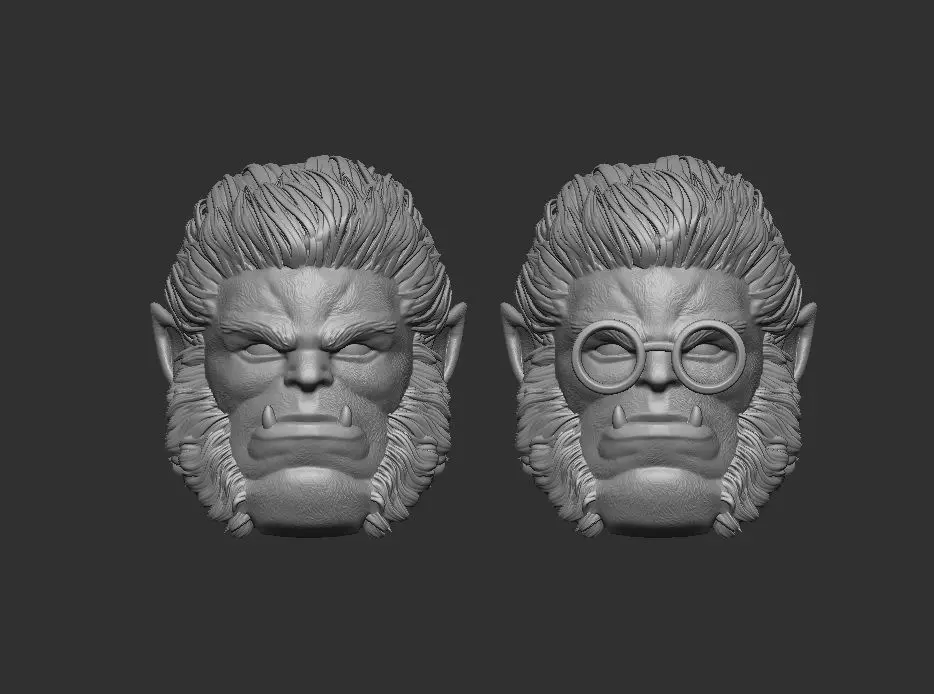 Henry Mccoy Beast  - Headsculpt for Action Figures 3D print model_0