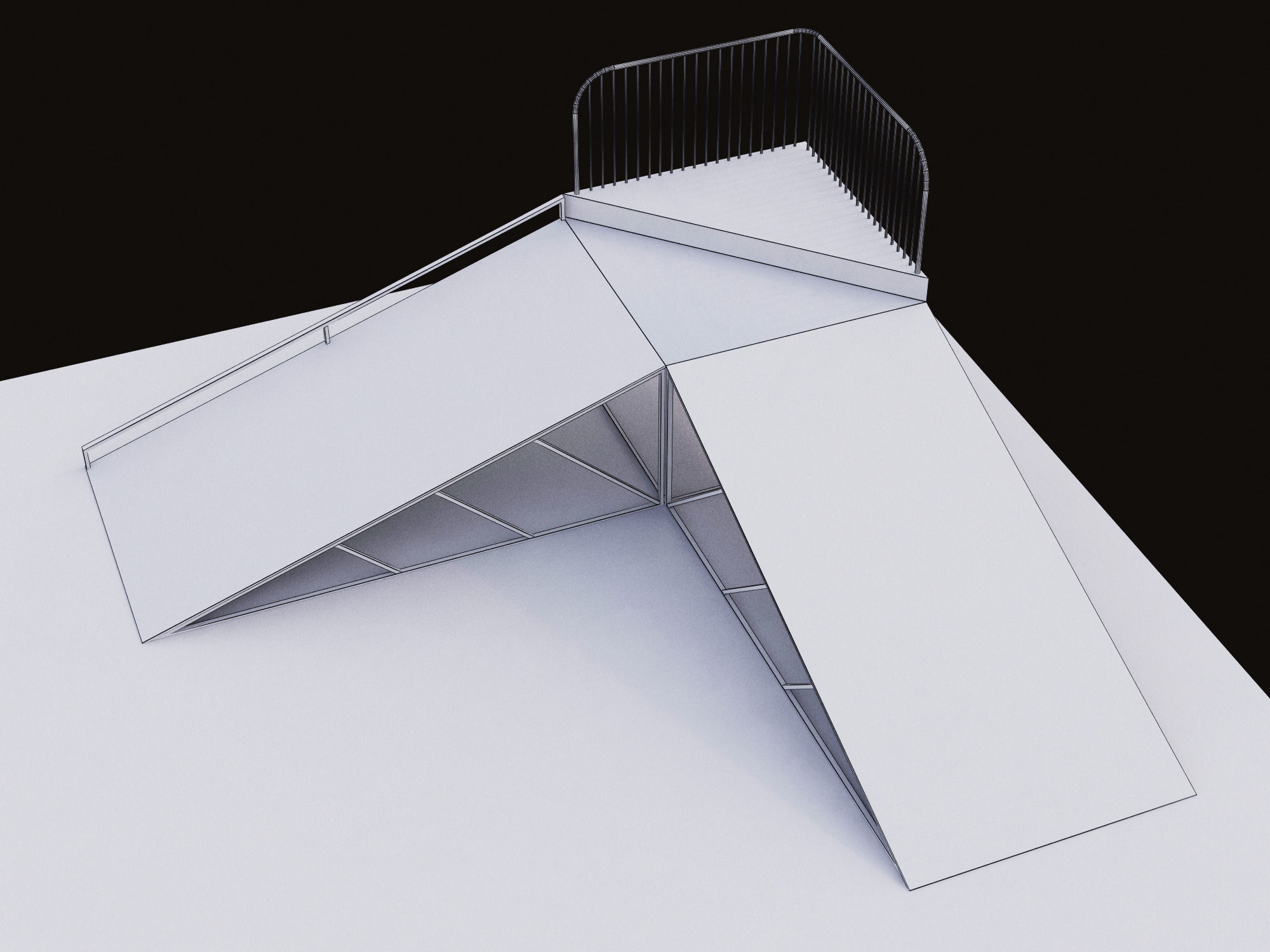 skateboarding park 3D model_19