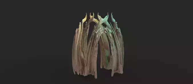 Crown of Dark Cliffs 1 3D model
