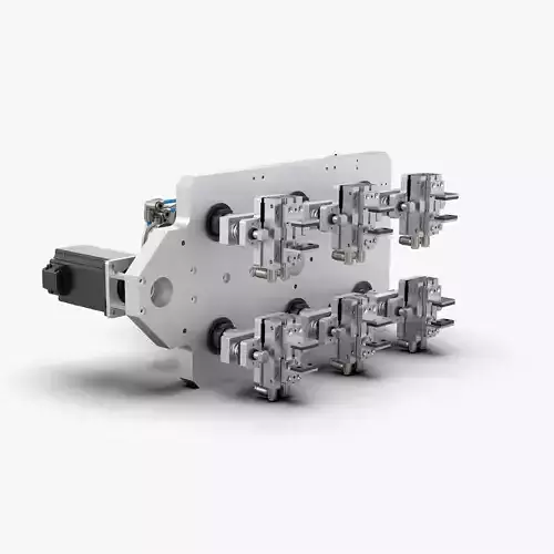 Robot End Axis Pneumatic Gripper 3D model
