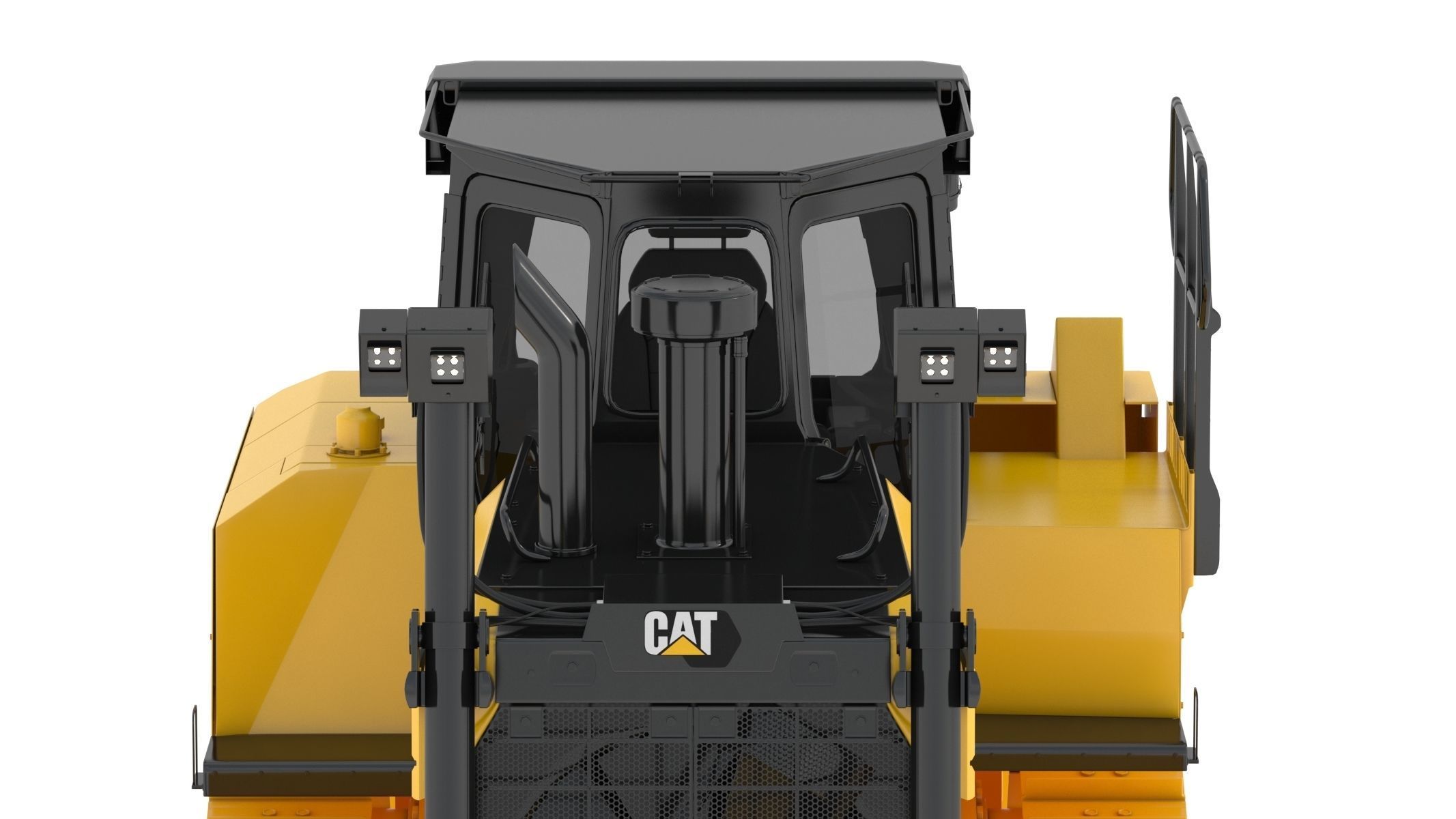 Bulldozer Generic 3D model_17